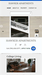 Mobile Screenshot of hawkerapartments.com